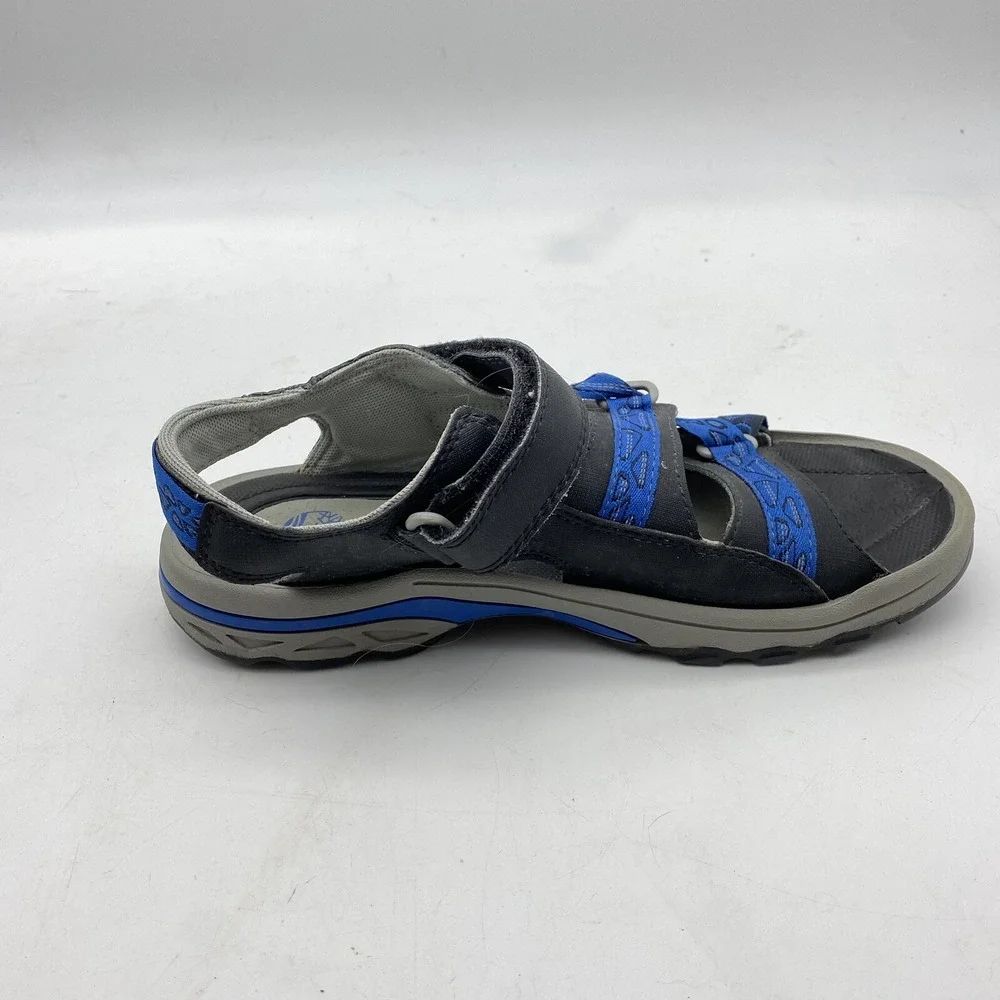 Timberland Mens Sandals 7 Black Blue Y2K Adjustable Hiking‎ Outdoor Gorpcore